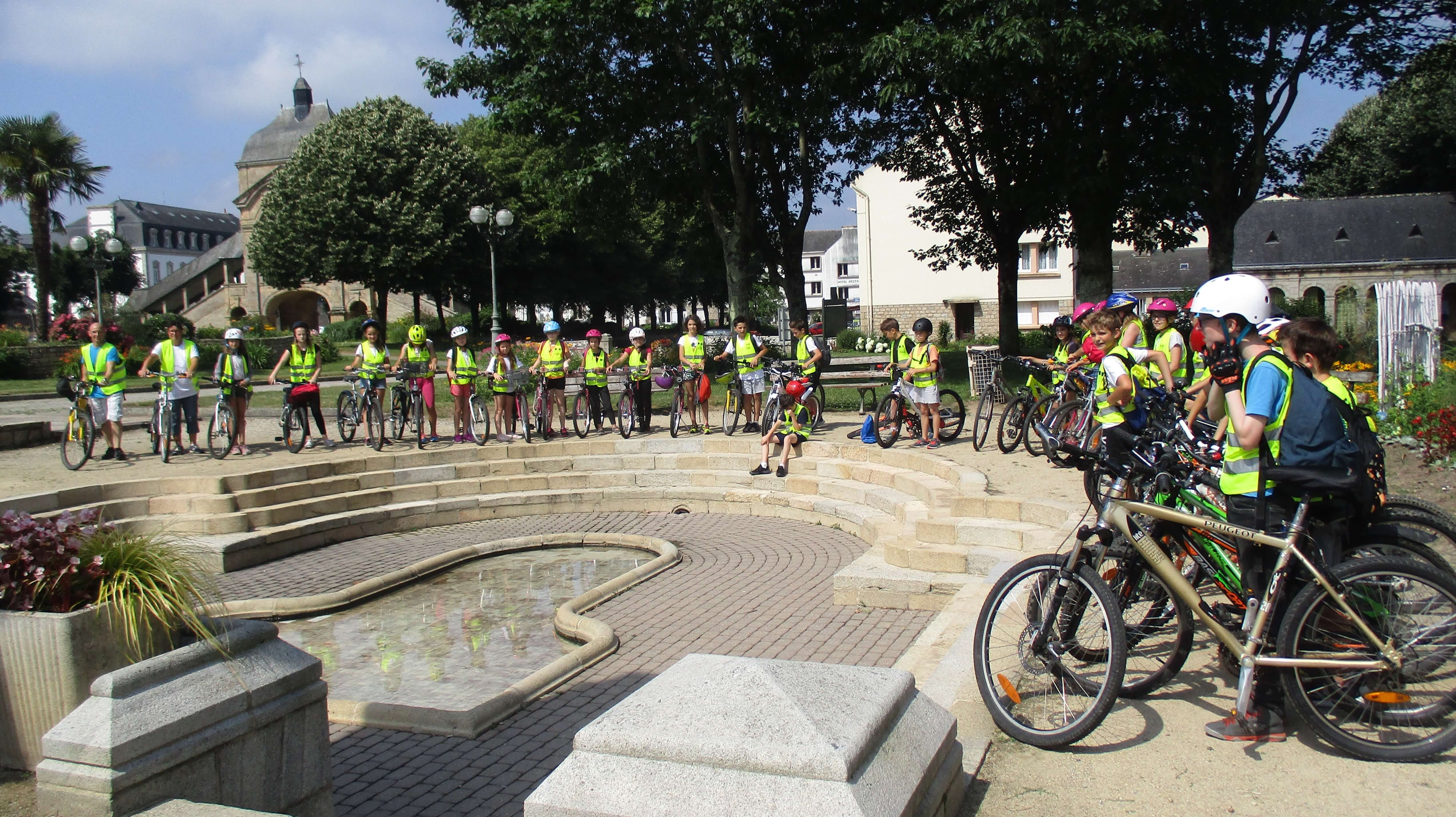 Sortie velo CM2 Ecole St Joseph Pluneret